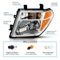 thumbnail image 3 of AmeriLite Chrome Replacement Headlight Set For Nissan Frontier / Pathfinder w/Bulb and Socket, 3 of 6