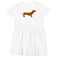thumbnail image 3 of Inktastic Dachshund Girls Toddler Dress, 3 of 5