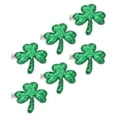 thumbnail image 5 of MRLESS 6PCS Cute Green Shamrock Hair Clips with Glitter Sequins St Patricks Day Hair Decorations Party Supplies for Kids Women, 5 of 8