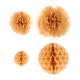 thumbnail image 3 of 4pcs Hanging Paper Pendant Decor Hanging Flower Ball Honeycomb Ball Decor, 3 of 4