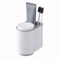 thumbnail image 1 of Soporte Para Pasta De Dientes, Estante De Almacenamiento Para Cepillos De Dientes Montado En La Pared, Soporte Magnético Para Tazas De Cepillos De Dientes, Suministro De Almacenamiento Para El Baño Speravity HA020992-00, 1 of 7