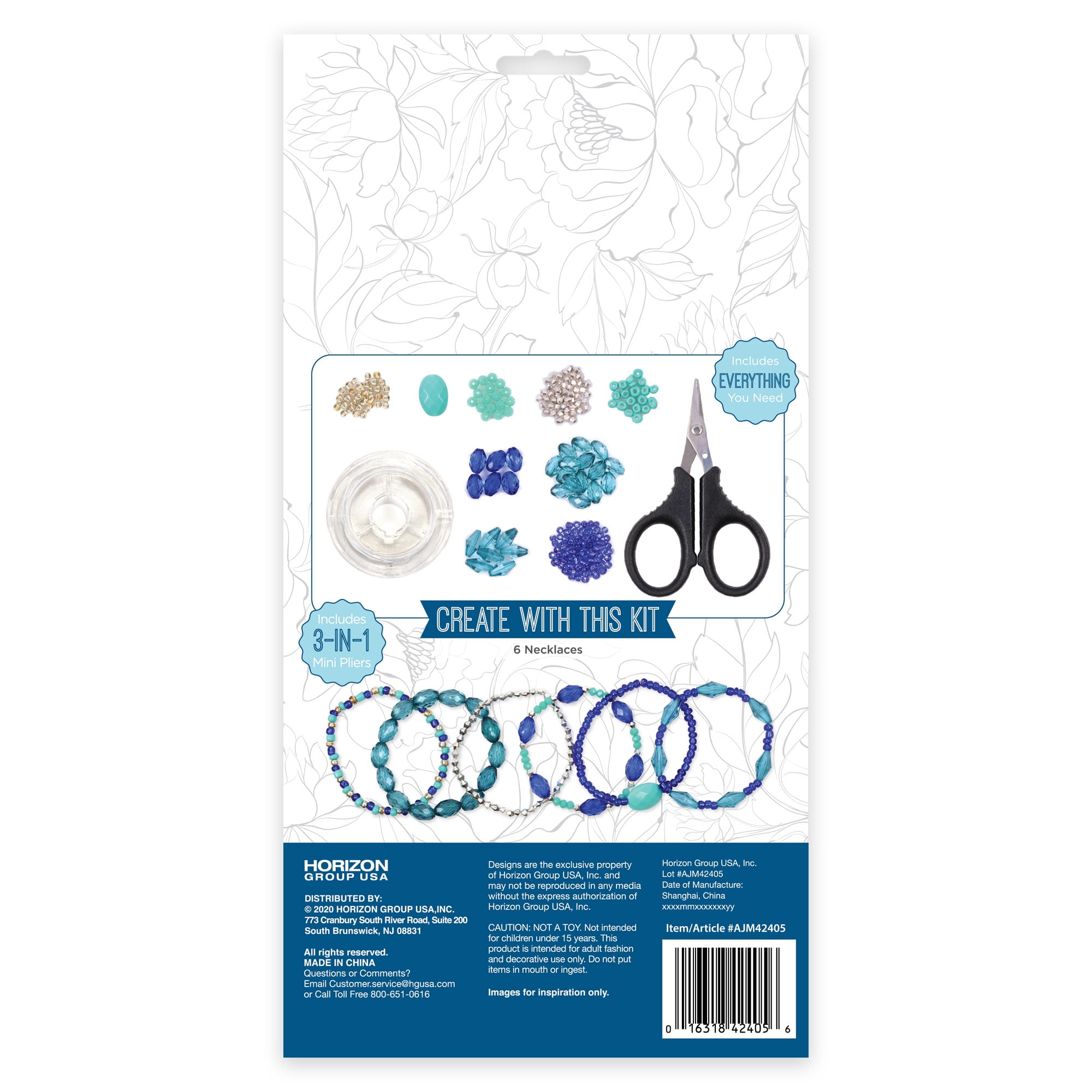 The Dreamstringer DIY Stretchy Jewelry Making Seed Bead Kit 