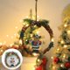 thumbnail image 1 of Puntoco Corona Navideña Con Luces 1Pc Alce,Decoración Hogareña, 1 of 6