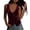 Wine, variant on Zynoxe Vest Tops for Women 2026 Velvet Sleeveless V Neck Button down Fitted Waistcoat with Pockets Solid Color Casual Party Daily Summer Vest