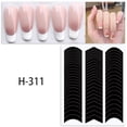 thumbnail image 1 of Nail Art French Tip Guide Stickers French Manicure Nail Art Sticker Strips, 1 of 5