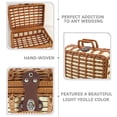 thumbnail image 4 of GOOHOCHY Vintage Suitcase Woven Storage Case Decorative 1Set, 4 of 7