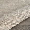 thumbnail image 3 of Lr Home Bleached Natural 9 Feet x 12 Feet Braided Jute Area Rug, 3 of 9