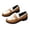 Brown, variant on Gpaecead Women's Color Block Tassel Loafers Faux Leather Chunky Sole Slip On Comfort Shoes With Non Slip Sole For Work And Casual Brown