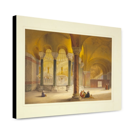 Canvas Print: Vue Du Fond De La Galerie, Du Cote Oriental, 1852