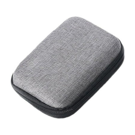 PPLoney Portable Data Cable Storage Bag with Zipper & Net Pocket for Digital Accessories Organization
