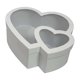 thumbnail image 5 of Caja de flores con forma de corazón, empaque para flores, regalo, regalo premium para mamás y mujeres, portátil. Blanco, 5 of 8