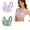 Purple, variant on Brnmxoke Bras Senior Women Wireless Bras Support Push-Up Seamless Posture Correcting Bra Plus Size Everyday Anti Sagging Bra Beige,XXXXXXL