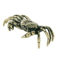 thumbnail image 4 of Estatuilla De Cangrejo De Latón, Escultura Artística De Mesa Para Jardín De Hadas, Adorno Animal A, 4 of 7