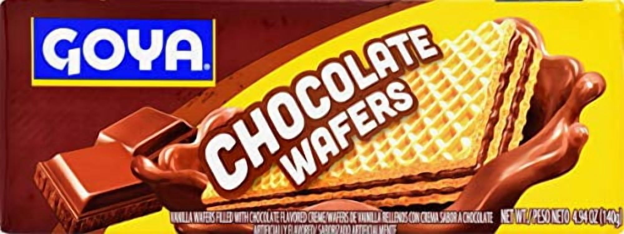 (8 pack) GOYA Chocolate Wafers 4.94 Oz