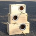 thumbnail image 5 of Pet Wood Parakeet Budgie Cockatiel Breeding Nesting Bird Avery Cage Box (m), 5 of 5