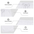 thumbnail image 5 of ‌Men's Linen Pants Lightweight Drawstring Elastic Waist Pockets Loose Fit Straight Legs Summer Beach Yoga,XL, 5 of 5