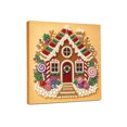 thumbnail image 2 of Fllostpr Christmas DIY Diamonds Painting Kit, House Structure Full Round Drill Rhinestone Art Set for Wall Living Room Bedroom,9.8", 2 of 6