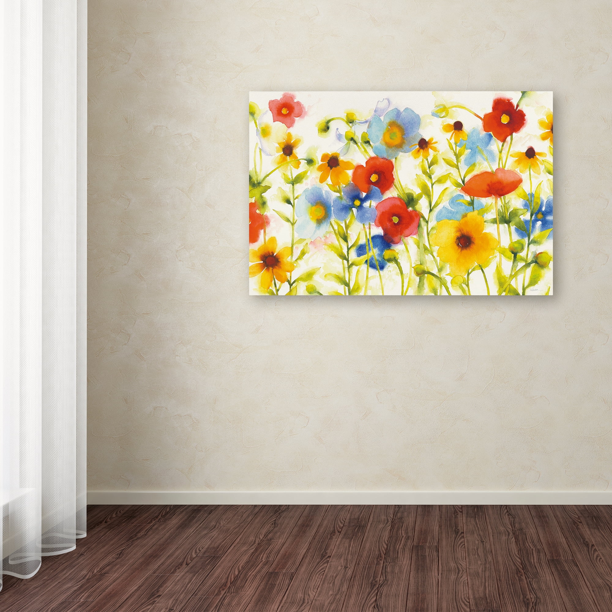 Trademark Fine Art "Americana Meadow I Crop" Canvas Art by Shirley Novak