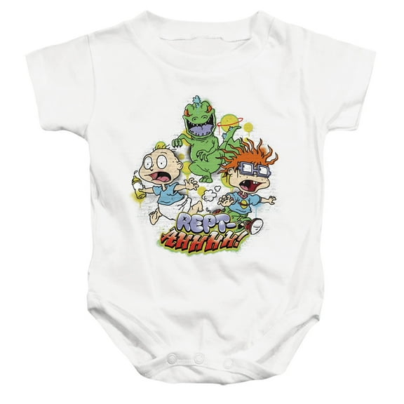 Rugrats Tommy and Chucky Rept-Ahhhhh! Unisex Infant Snap Suit for Baby