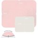 thumbnail image 5 of Set of 2 Mouse Pads, YSAGi Leather Laptop Mouse Pad, 1 Computer Desk Mat, plus 1 Mouse Pad, Waterproof PU Leather Double Sided Desk Mat (Pink ), 5 of 5