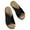 A-Black154, variant on Womens Wedge Mule Sandals Vintage Cross Perforated Metal Buckle Wide Strap And Slide Open Toe Summer Everyday Walking Ladies Sandals