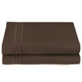 thumbnail image 2 of Clara Clark Pillow Cases Premier 1800 Microfiber Collection Pillow Case Set Of 2 Pieces, King Size, Chocolate Brown, 2 of 7