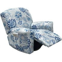 Recliner Slipcovers 4-Pieces Recliner Covers Recliner Couch Covers Recliner Chair Cover Non Slip Reclining Slipcovers with Storage Pockets Furniture Protector for Living Room