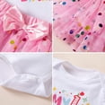 thumbnail image 4 of FYDUU Toddler Baby Girl Clothes Infant Baby Girls First Birthday Outfit Sleeveless Romper With Glitter Tutu Skirt Photo Shoot Party Dress 6-9 Months, 4 of 5