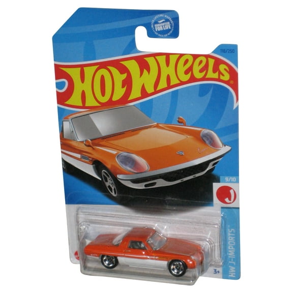 Hot Wheels HW J-Imports 9/10 (2021) Orange 1968 Mazda Cosmo Sport Toy Car 118/250