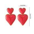 thumbnail image 3 of Pendientes de San Valentín, pendientes de San Valentín para mujer, regalos de San Valentín para ella, pendientes de corazón para mujer, joyería de moda para adolescentes, niñas y adolescentes, pendien, 3 of 7