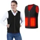 thumbnail image 4 of Chaleco calefactable unisex para hombres y mujeres, chaqueta calefactora lavable con USB, chaleco calefactor eléctrico, chaqueta para senderismo al aire libre para acampar, chalecos de esquí, 4 of 5