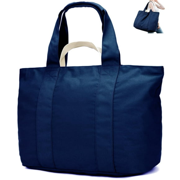 Bolsa Bagelite de lona, 22 pulgadas, 50 L, tamaño grande, para mujer, azul