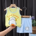 thumbnail image 2 of TAIAOJING Boys Summer Outfits Sets Sleeveless Playwear For Toddler Kids 6M 5Y Elastic Waist Comfortable Outdoor Active Wear Breathable Casual Clothes Cozy 18-24M, 2 of 3