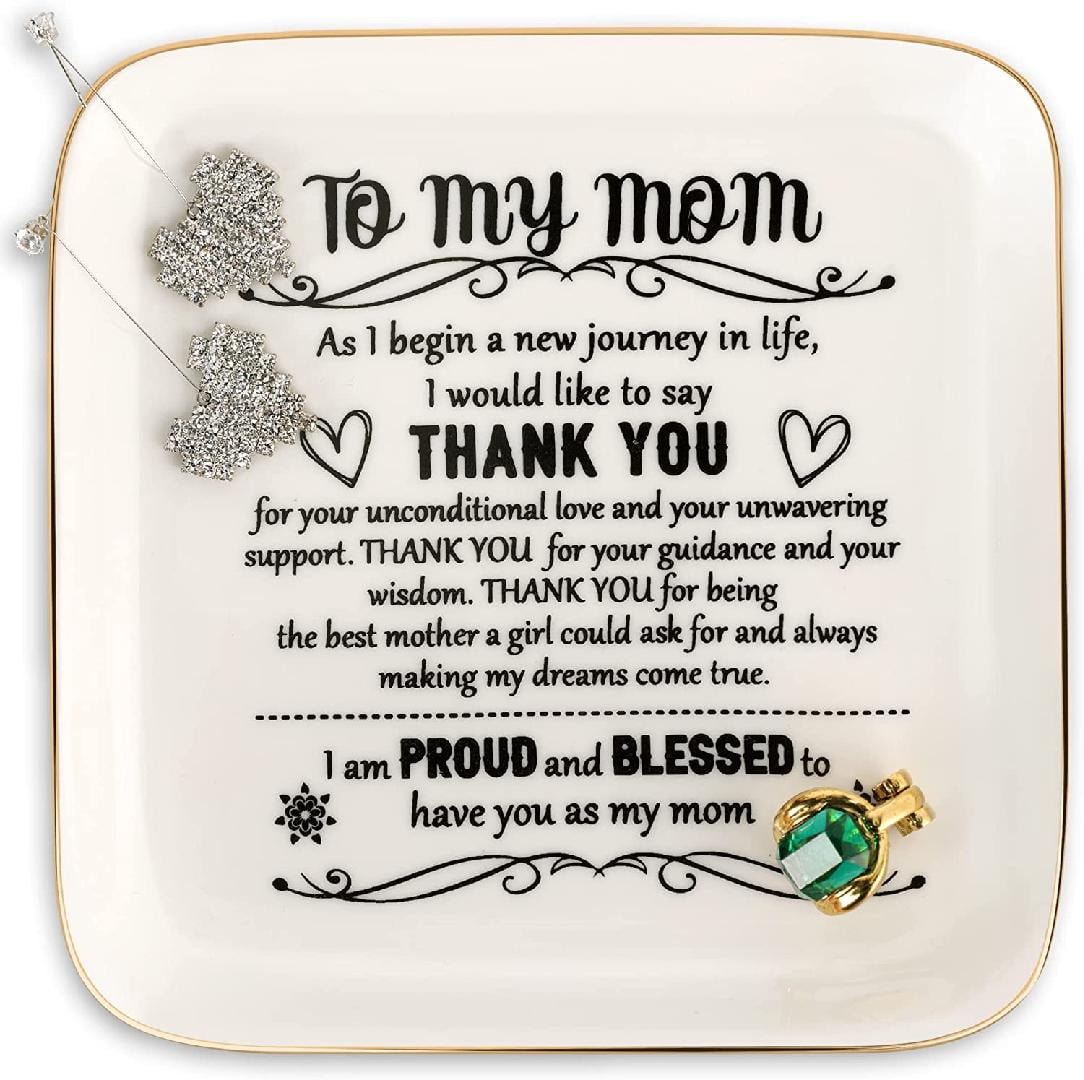 Gifts for Mom Ring Dish Mothers Day Gift Ideas Mom Jewelry Mothers Day Jewelry Mom Gifts Mothers Day Gift from Daughter (EB3180MOM)