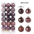 thumbnail image 3 of 24/36 piezas de bolas de Navidad, adornos para árbol de Navidad, decoración para el hogar, habitación, Año Nuevo, colgante de bola de Navidad, accesorios de bricolaje, 3 of 5