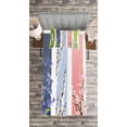 thumbnail image 3 of Ambesonne Colorful Quilted Bedspread Set 2 Pcs, Lily Primrose Valley, Twin Size, Multicolor, 3 of 3