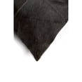 thumbnail image 2 of Natural Home Torino Cowhide Pillow 18x18 Black Quatro Decorative Cushion, 2 of 3