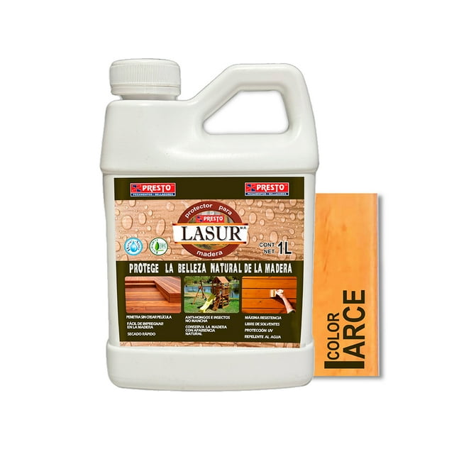 Presto Lasur Protector para madera Arce 1L