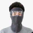 thumbnail image 1 of Winter Warm Face Mask With Goggles Female Ski Mask Thick Windproof Mask Neck Ear Protection, 1 of 8