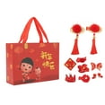 thumbnail image 2 of Little Girls Chinese Style Hair Clips, Durable Cute Red Color 10Pcs Chinese New Year Hair Clips  For Christmas, 2 of 8
