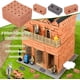 thumbnail image 4 of 100 minibloques de hormigón con 1 palé de madera, bloques de construcción en miniatura, accesorios para minicasas., 4 of 6