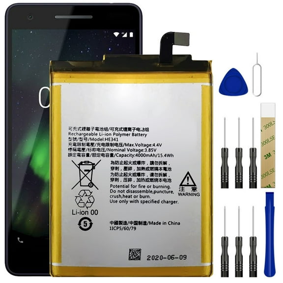 Replacement Battery HE341 For Nokia 2.1 TA-1084 TA-1086 TA-1092 1093 Tool