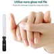 thumbnail image 5 of Lima de uñas de acero inoxidable con mango antideslizante y estuche de cuero, doble cara y lima las uñas fácilmente para hombres y mujeres, 5 of 5