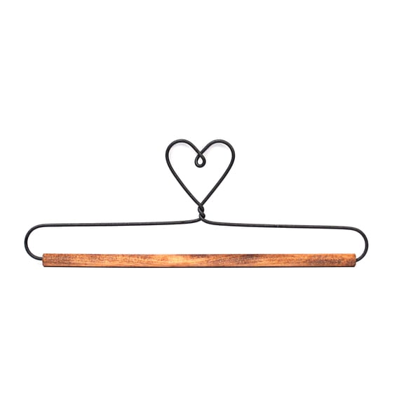 Heart with Stained Dowel Holder