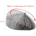 thumbnail image 2 of CoCoMangos Womens Casual Classic Knit Wool Beret Hat Light Warm Fall Winter Beanie for Women, 2 of 6