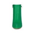 thumbnail image 2 of BLISSFUL STEP Women's Stiletto Heels Pointed Toe Side Zip Ankle Boots Green 9, 2 of 8