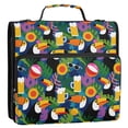 thumbnail image 5 of FORMRS Zipper Binder with Shoulder Strap 2-inch Ring 500 Sheet Capacity File Bag, Colorful Toucans Pattern, 5 of 5