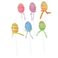 thumbnail image 3 of 6 uds. de selecciones de huevos de Pascua, decoración de Pascua, manualidades, pastel original de espuma, arreglo Floral para jarrón para el hogar, Rayas onduladas, 3 of 8