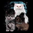thumbnail image 2 of Men's Lost Gods Punk Cats Planet  Graphic T-Shirt, 2 of 5