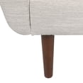 thumbnail image 5 of Christopher Knight Home Modern Upholstered Accent Chair with 2 Pillows, Solid Wood Legs, Beige, 5 of 9